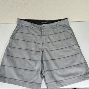 O'Neill Men's Classic Golf Shorts Size 36 Gray Plaid